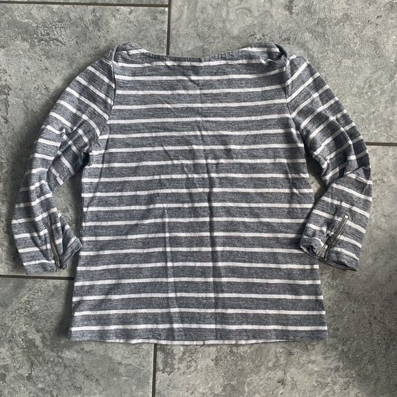 Tops - Mint Velvet Bretton Striped Sailor Nautical Top Size 10 Blue White
